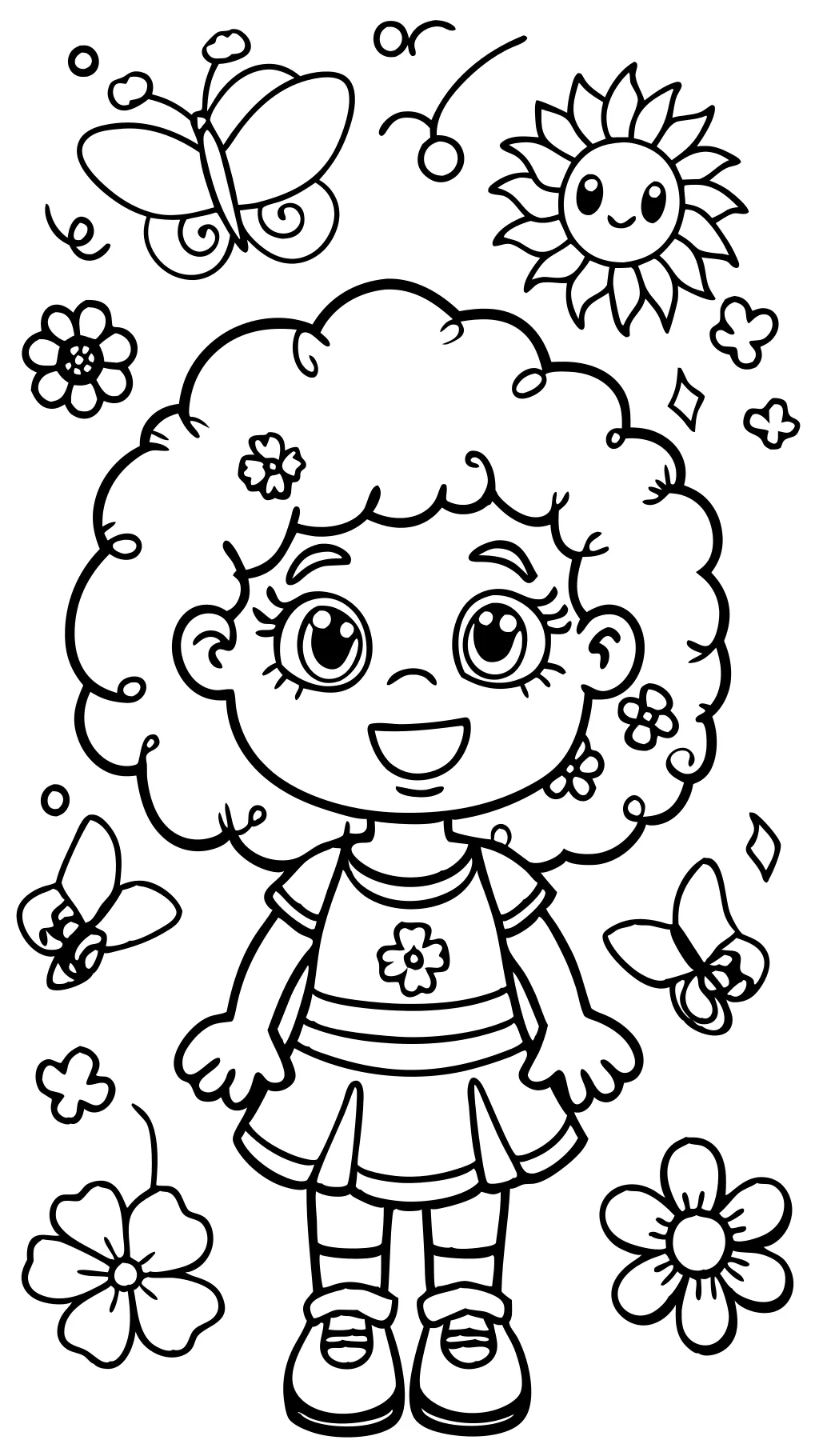 mandy coloring page